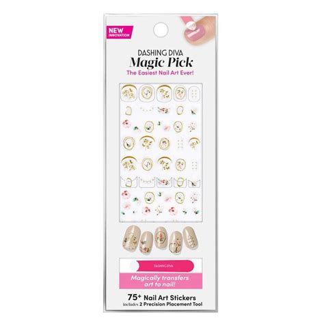 Show off your style with Dashing Diva's Magic Pick 3D nail art